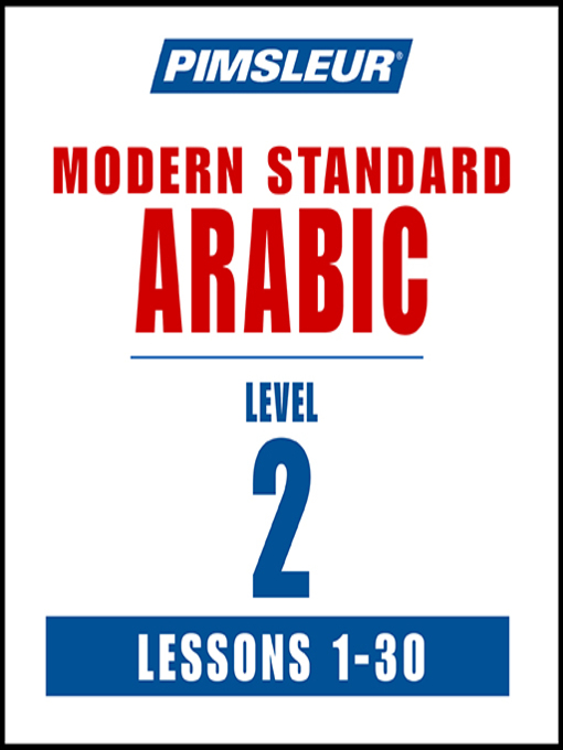 Title details for Pimsleur Arabic (Modern Standard) Level 2 by Pimsleur - Wait list